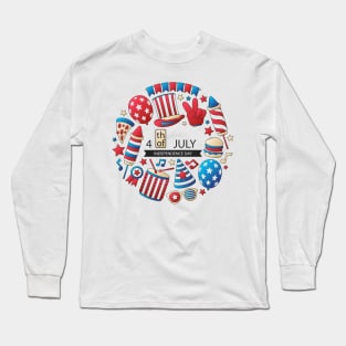 Independence Day 4th July Long Sleeve T-Shirt